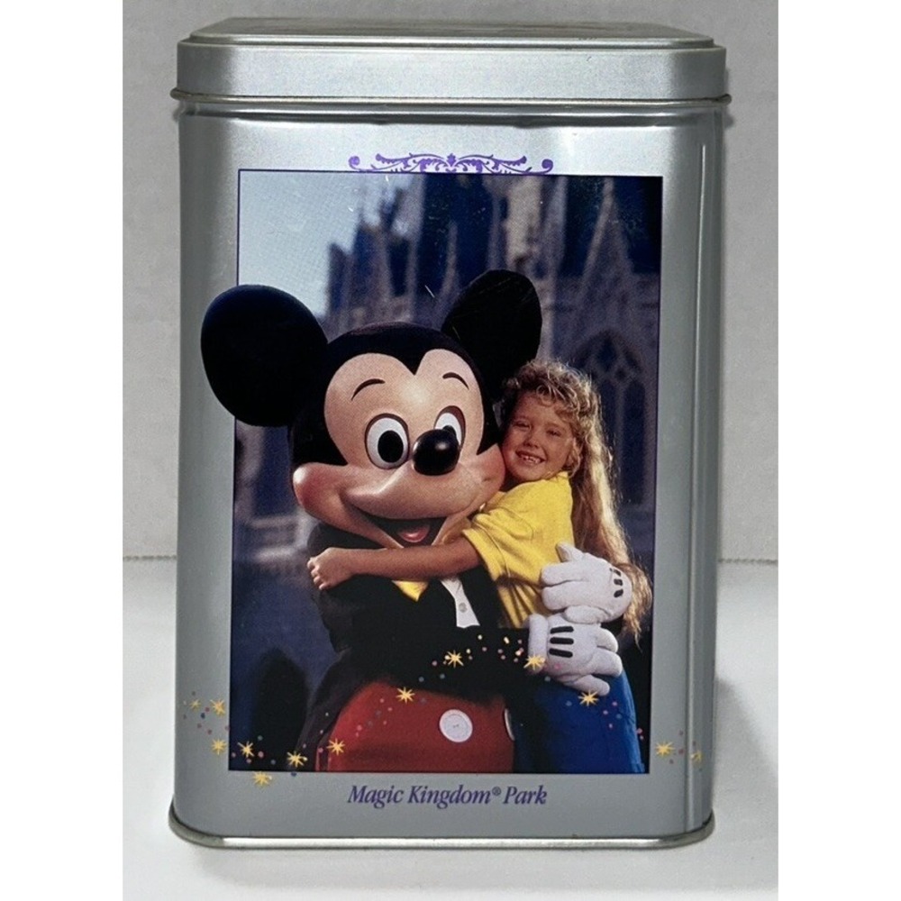 Nestle Morsels Disney World Tin 25th Anniversary MGM Epcot Magic Kingdom 1996